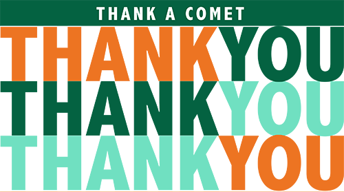 Thank a Comet event - Junior Year Experience Programs