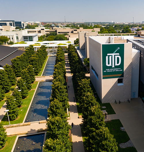 Aerial View of UT Dallas Campus
